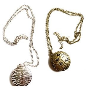 Gold & Silver costume necklaces